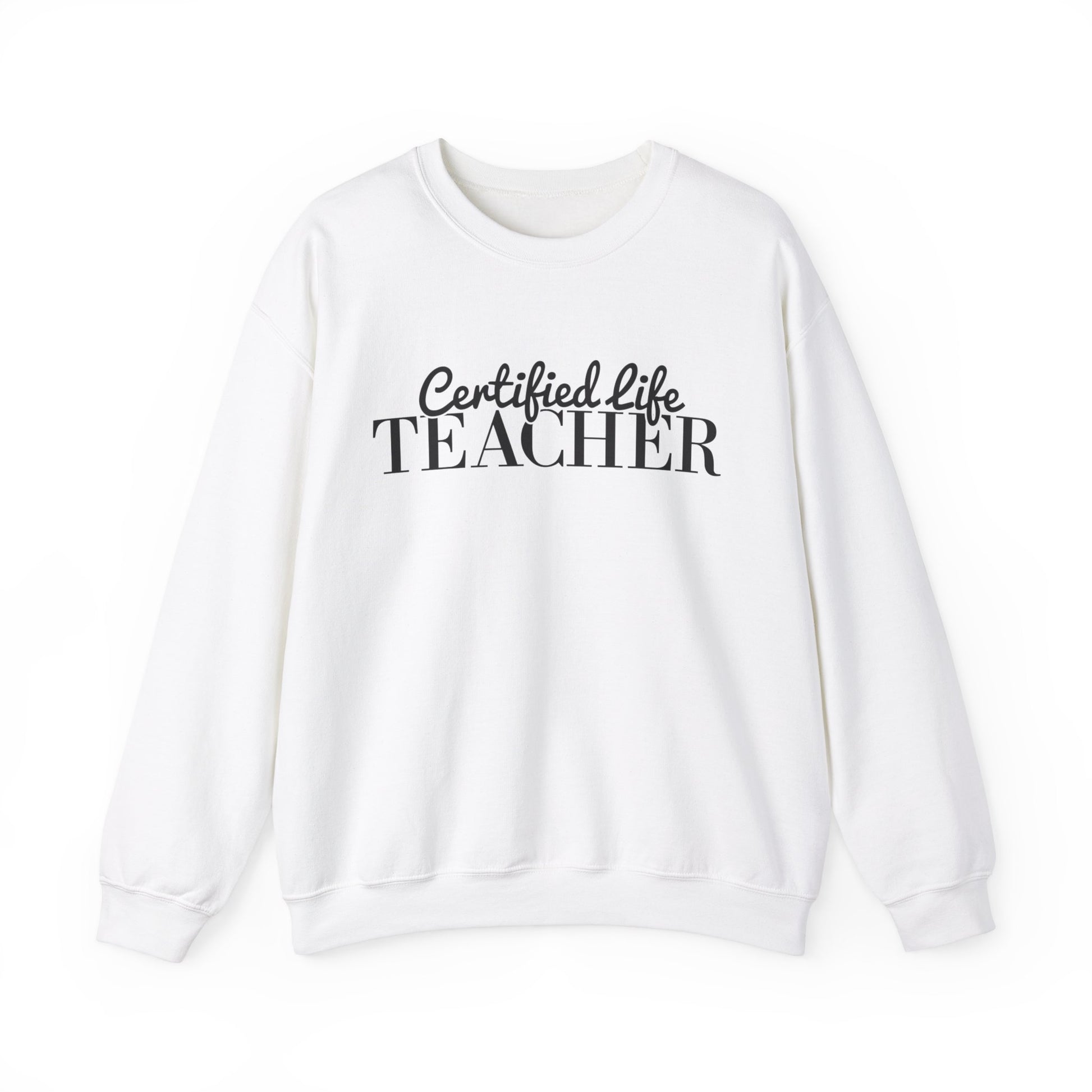 Images showcasing the sweatshirt being worn by a homeschooling parent, perhaps in a teaching setting or casually.