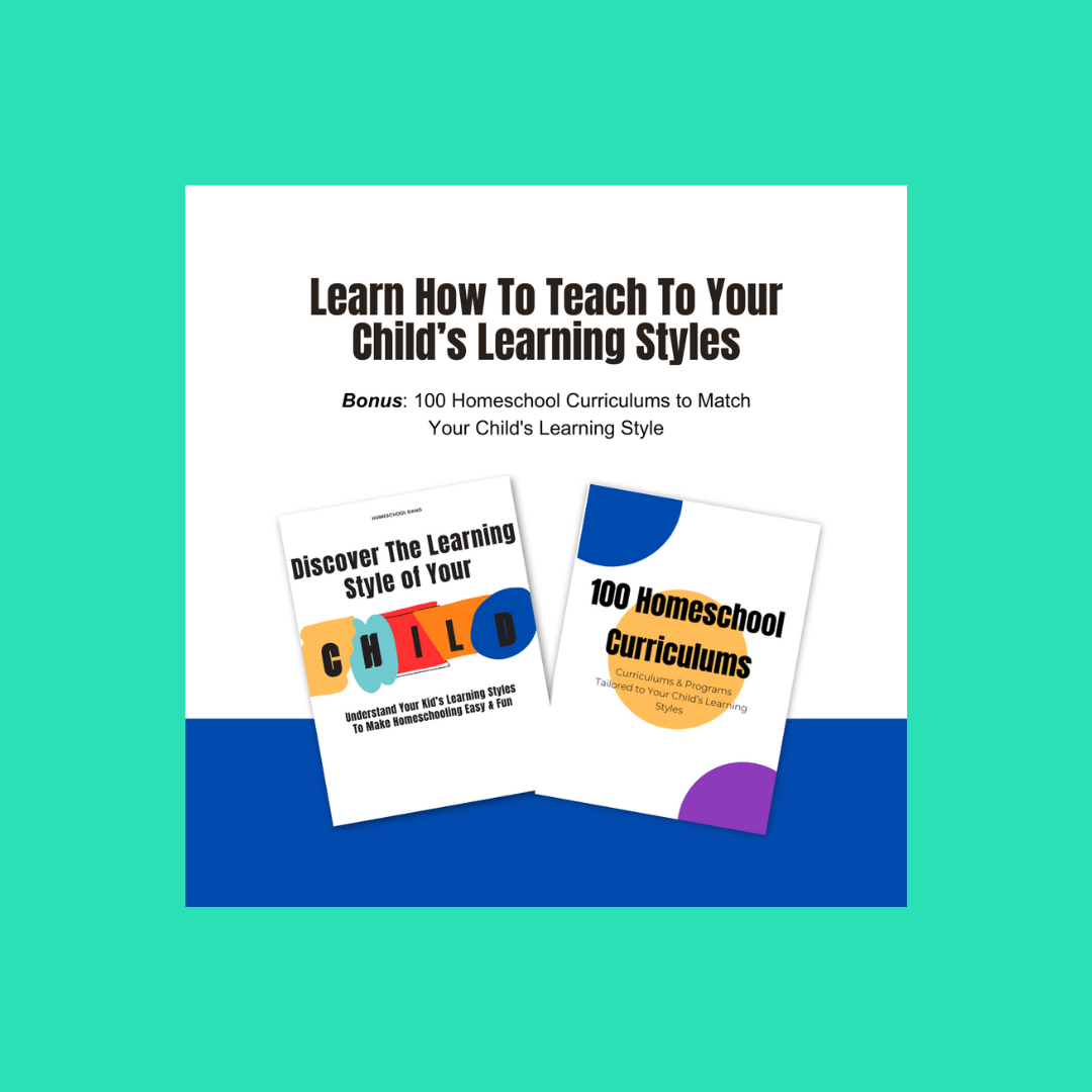 Images might include cover art of the eBook, possibly depicting an illustration of a parent teaching a child, or icons representing different learning styles.