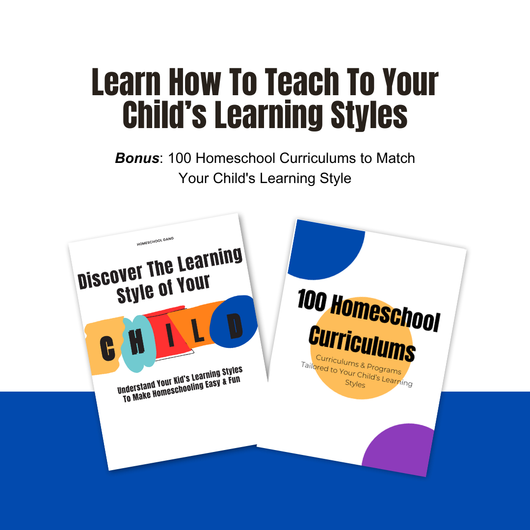 Images might include cover art of the eBook, possibly depicting an illustration of a parent teaching a child, or icons representing different learning styles.