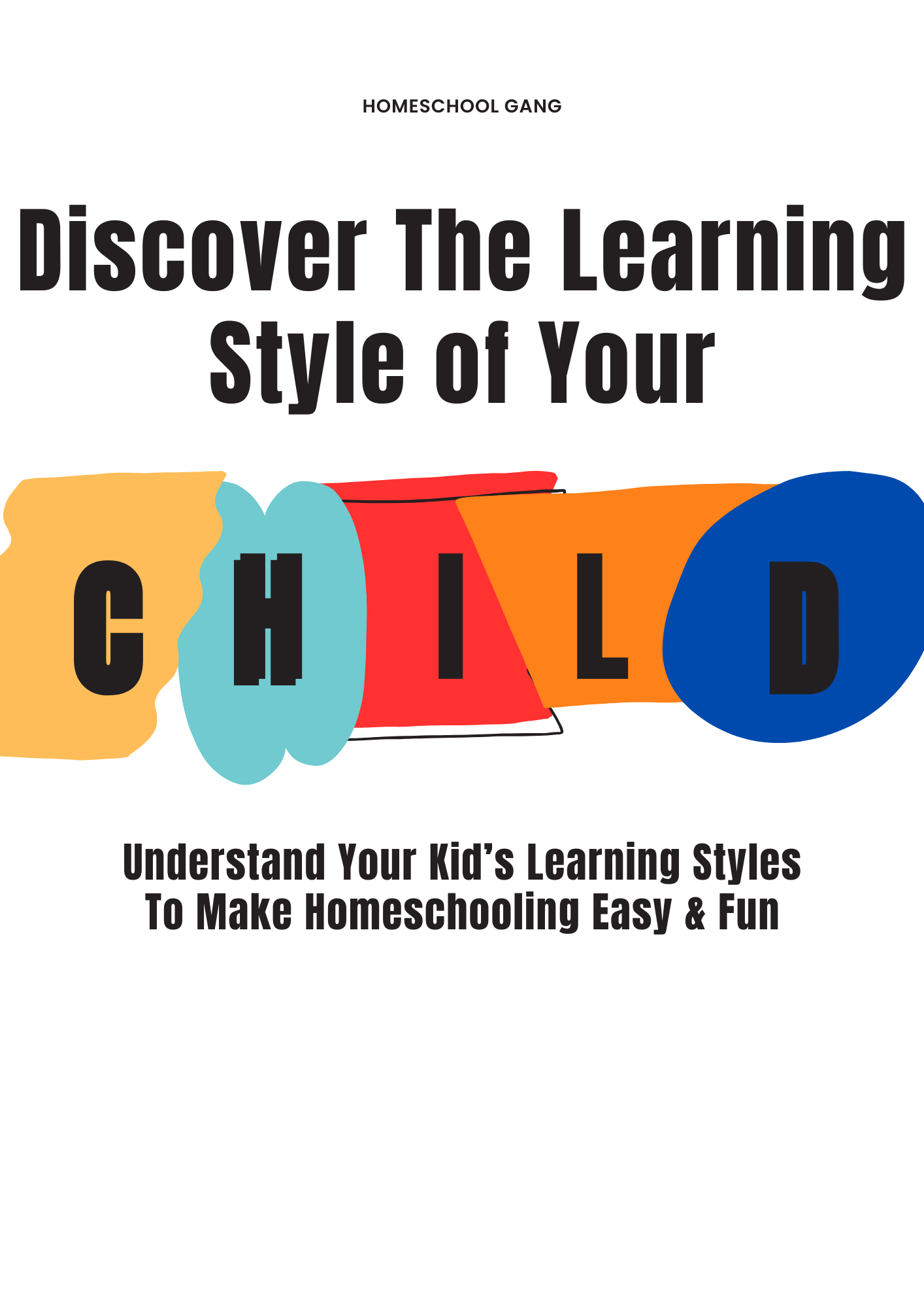 Images might include cover art of the eBook, possibly depicting an illustration of a parent teaching a child, or icons representing different learning styles.